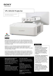 Sony VPL-SX535 data projector