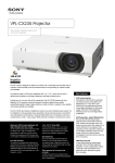 Sony VPL-CX235 data projector