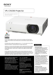 Sony VPL-CW255 data projector