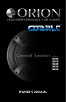 Orion CO600 car speaker