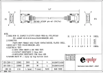 Equip DB9, F/F, 1.8m