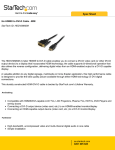 StarTech.com 2m HDMI® to DVI-D Cable - M/M