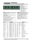 Dataram DTM64369A memory module