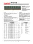 Dataram DTM63391B memory module