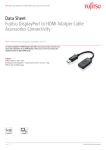 Fujitsu DisplayPort / HDMI