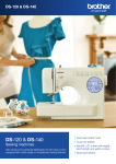 Brother DS-140 sewing machine