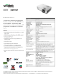 Vivitek D857WT data projector