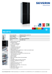 Severin KS 9772 fridge-freezer
