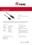 Equip 133355 USB cable