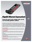 Intellinet Gigabit Ethernet ExpressCard
