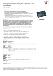 V7 Replacement Battery for selected Acer Notebooks