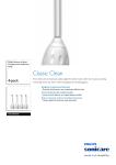 Philips Sonicare e-Series Compact sonic toothbrush heads