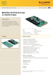 DeLOCK MiniPCIe I/O PCIe full size 2 x SATA 6 Gb/s