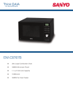 Sanyo EM-C8787B microwave