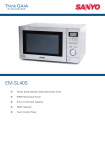 Sanyo EM-SL40S microwave