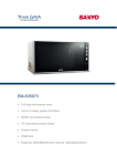 Sanyo EM-S3597V microwave