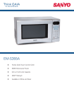 Sanyo EM-S355AS microwave