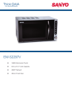 Sanyo EM-S2297V microwave