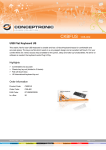 Conceptronic USB Flat Keyboard US