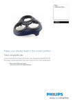 Philips PowerTouch Shaving head holder CRP152/01