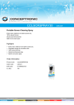 Conceptronic Portable Screen Cleaning Spray
