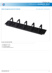 Digitus DN-19-ORG-2U-SW cable clamp