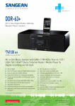 Sangean DDR-63+ docking speaker