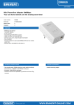 Eminent Mini Powerline Adapter 200Mbps