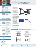 Peerless SA761P flat panel wall mount