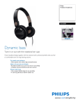 Philips Headband headphones SHL4000