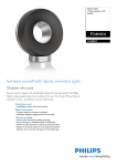 Philips SoundRing wireless speaker DS3880W