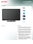 Sharp LC-52LE830U LED TV