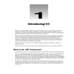 Wiley Beginning Visual C#, Revised Edition of Beginning C# for .NET v1.0