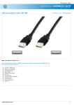 ASSMANN Electronic 1.0m USB 2.0 A/A