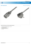 ASSMANN Electronic AK 504 2,5M power cable