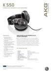 AKG K550 headphone