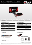 CLUB3D CGAX-5452BLI AMD Radeon HD5450 0.5GB graphics card