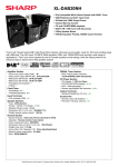 Sharp XL-DAB20NH home audio set