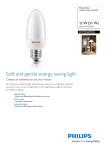 Philips Softone 12W E27 Mini