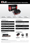 CLUB3D CGAX-66724ZI AMD Radeon HD6670 1GB graphics card