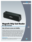 Manhattan 460897 magnetic card reader