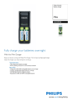 Philips MultiLife Battery charger SCB1290NB