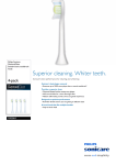 Philips Sonicare DiamondClean Standard sonic toothbrush heads HX6064