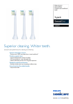 Philips Sonicare DiamondClean Compact sonic toothbrush heads HX6073