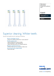 Philips Sonicare DiamondClean Compact sonic toothbrush heads HX6074