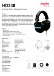 Superlux HD330NA headphone