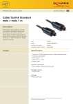 DeLOCK 1m Toslink Standard