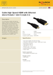 DeLOCK 2m HDMI w/ Ethernet