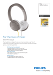 Philips Headband headphones SHL5011