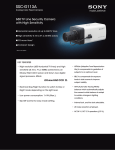 Sony SSCG113A surveillance camera